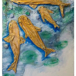 Obraz paverpol Koi rybky